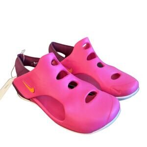 Nike Sunray Protect Sandal Pink Prime Sangria Water Land Girls Size 11 NWOT